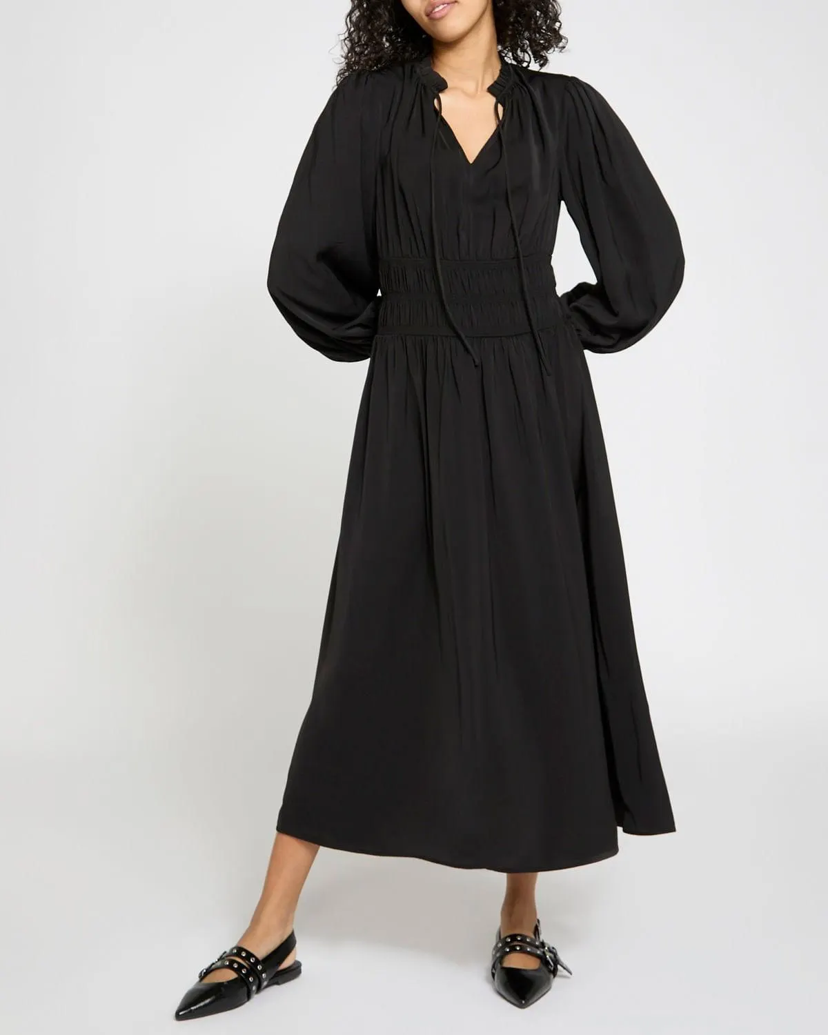 Satin Midi Dress