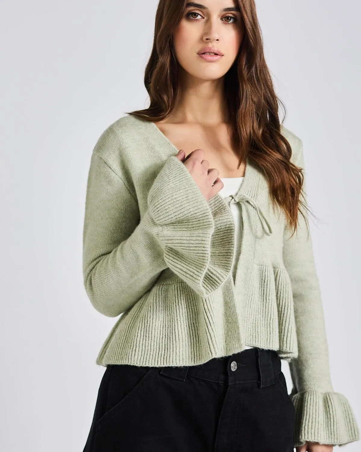 Savida Peplum Cardigan