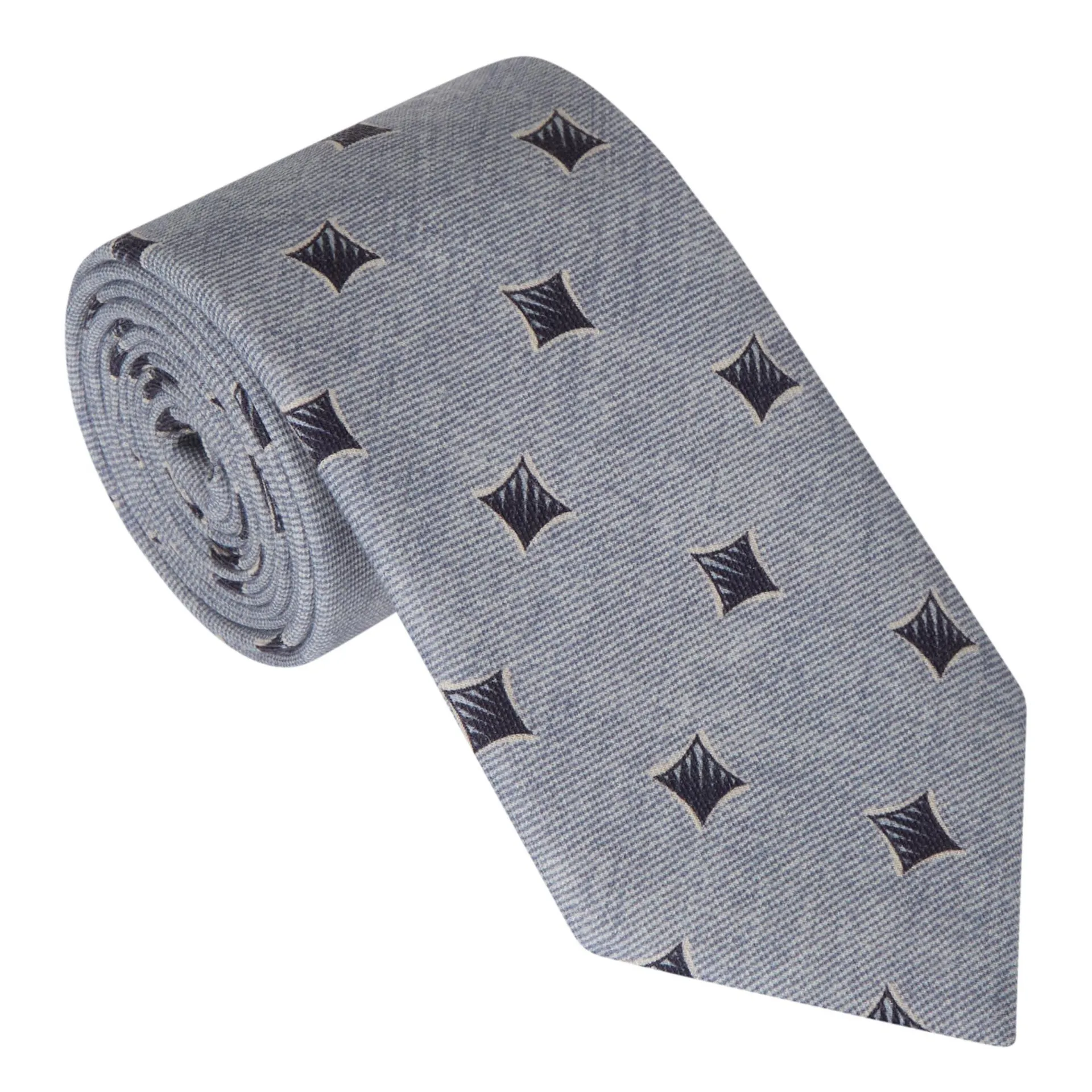 Micro Diamond Patterned Tie