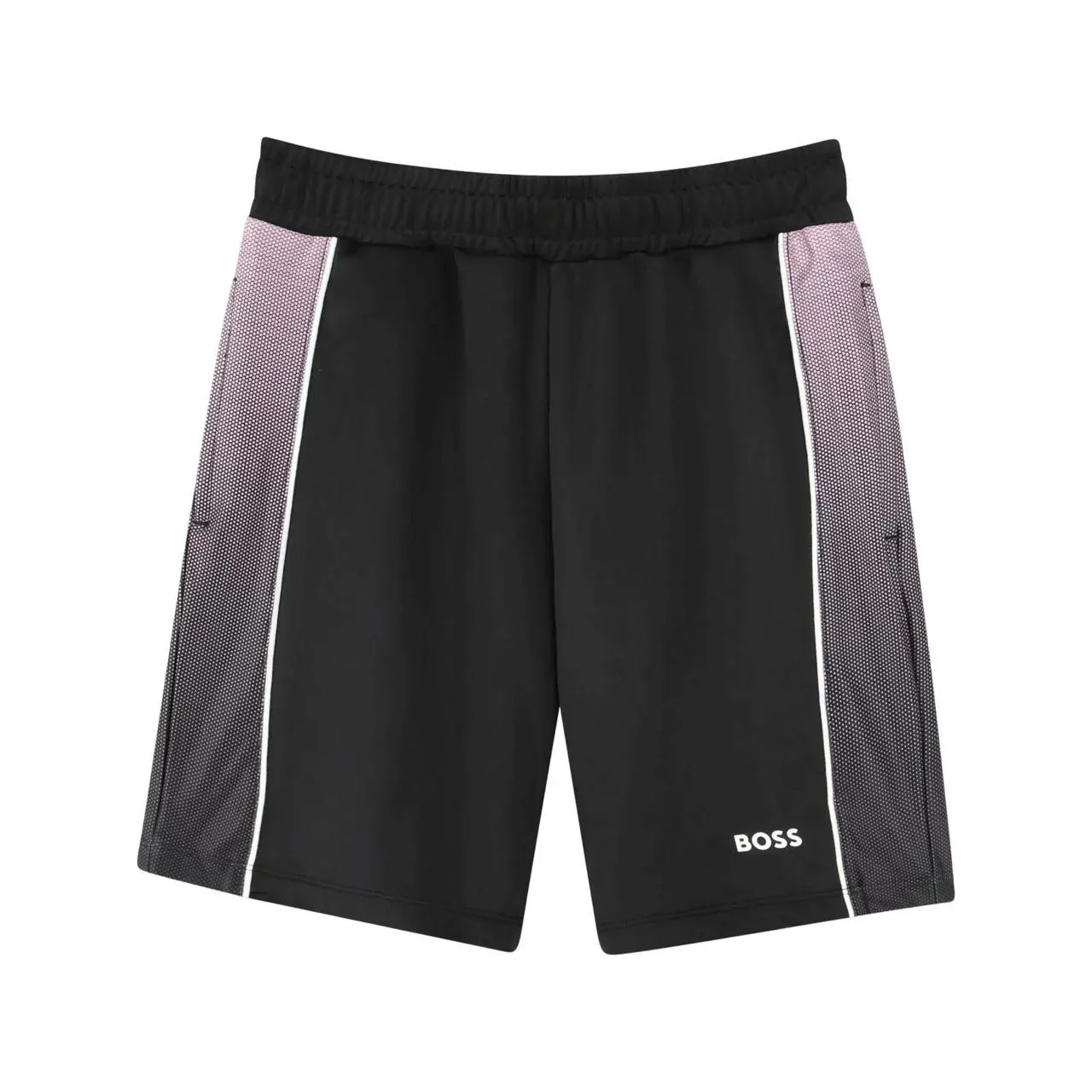 BOSS KIDS Gradient Stripe Logo Shorts