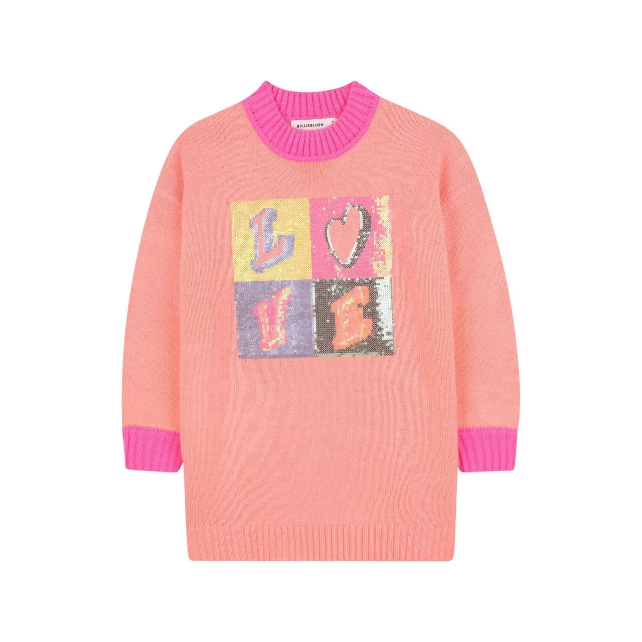 Love Graphic Sweater Dress