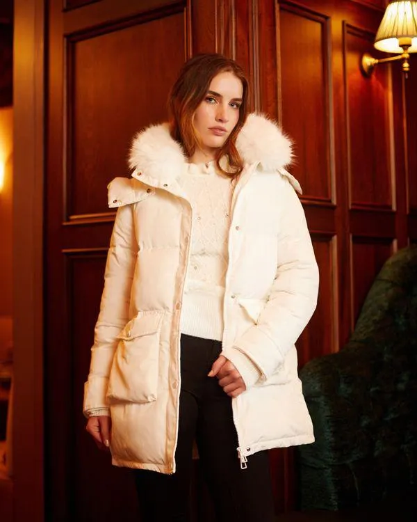 Savida Madison Fur Puffer Coat
