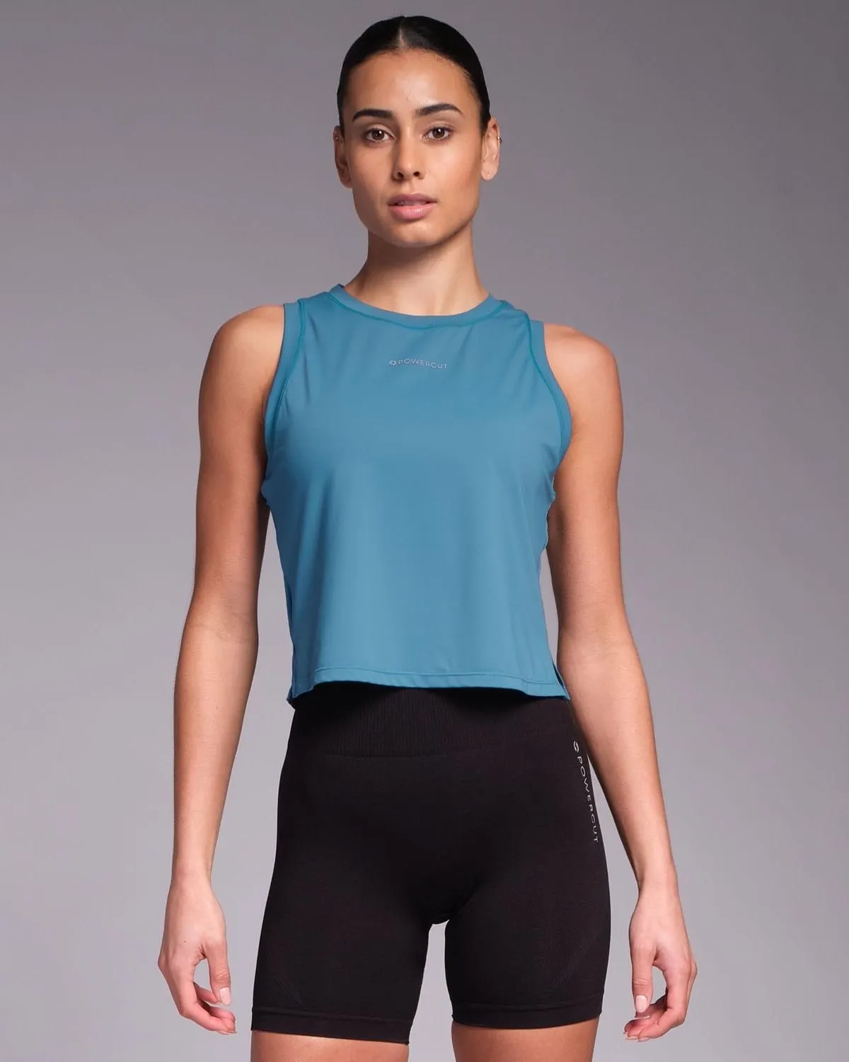 Powercut SOLID Tank Top Vintage Blue