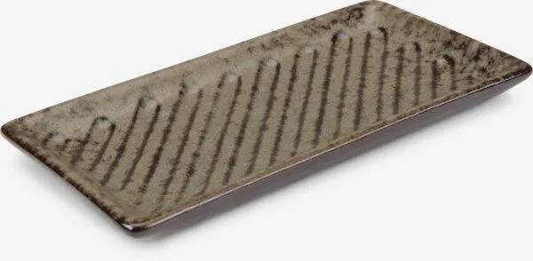 Tray GESUNDA 11x21cm mat glazed