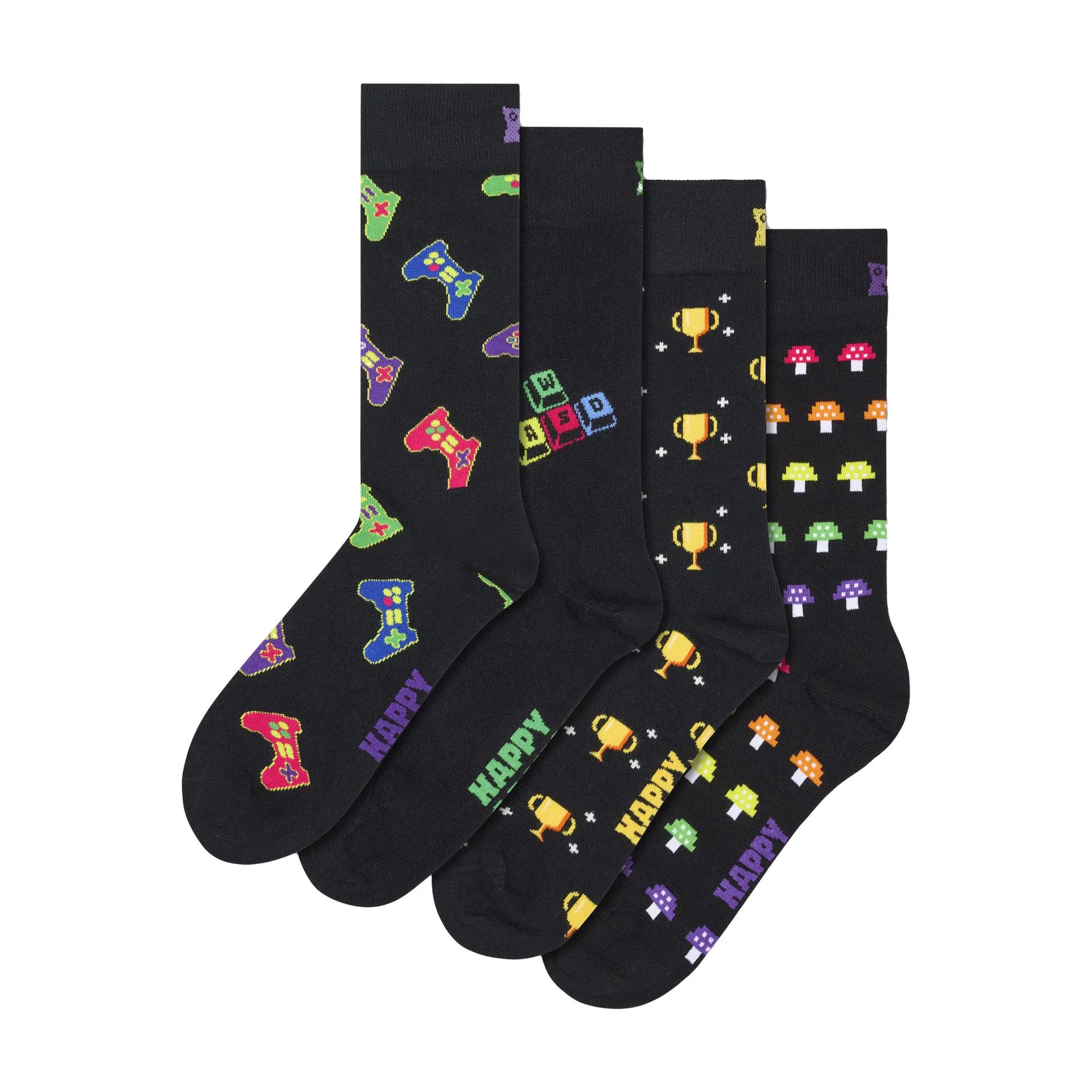 Four-Pack Gamer Socks Gift Set
