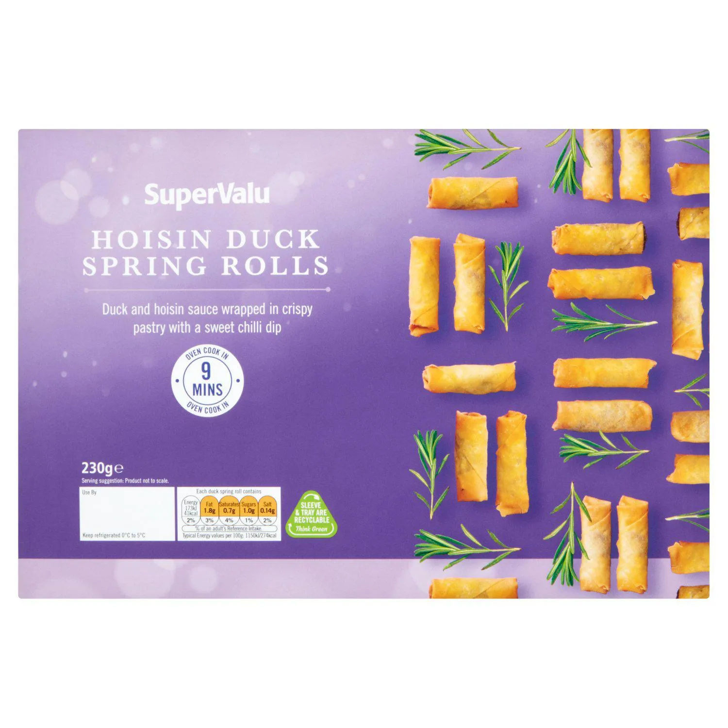 SuperValu Duck Spring Rolls (230 g)