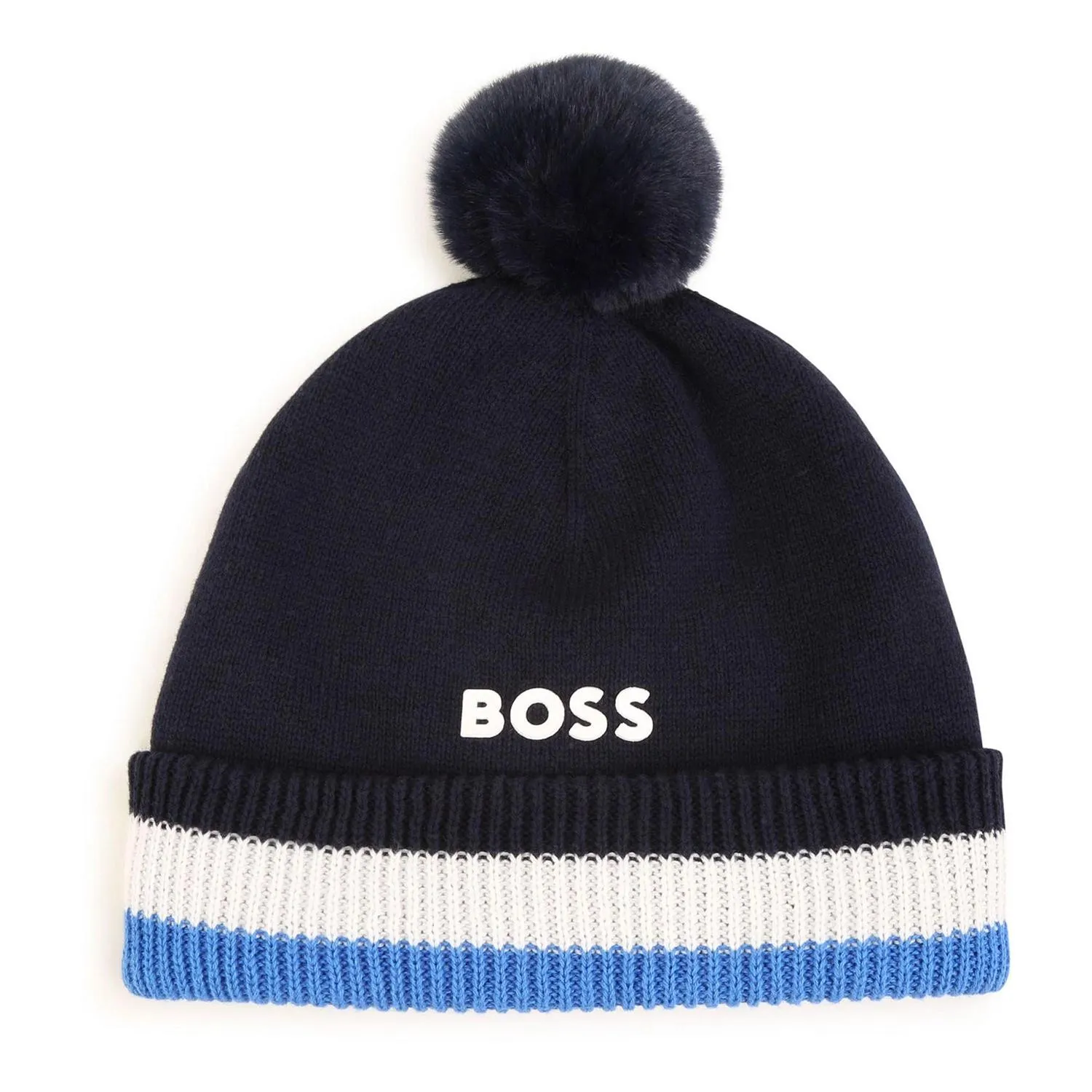 Pom Pom Logo Beanie Hat