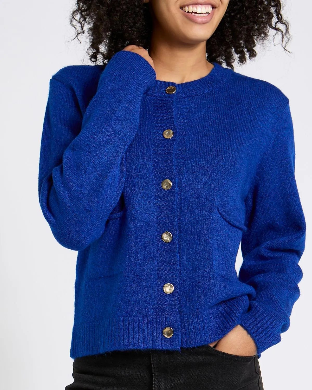 Soft Pocket Detail Cardigan