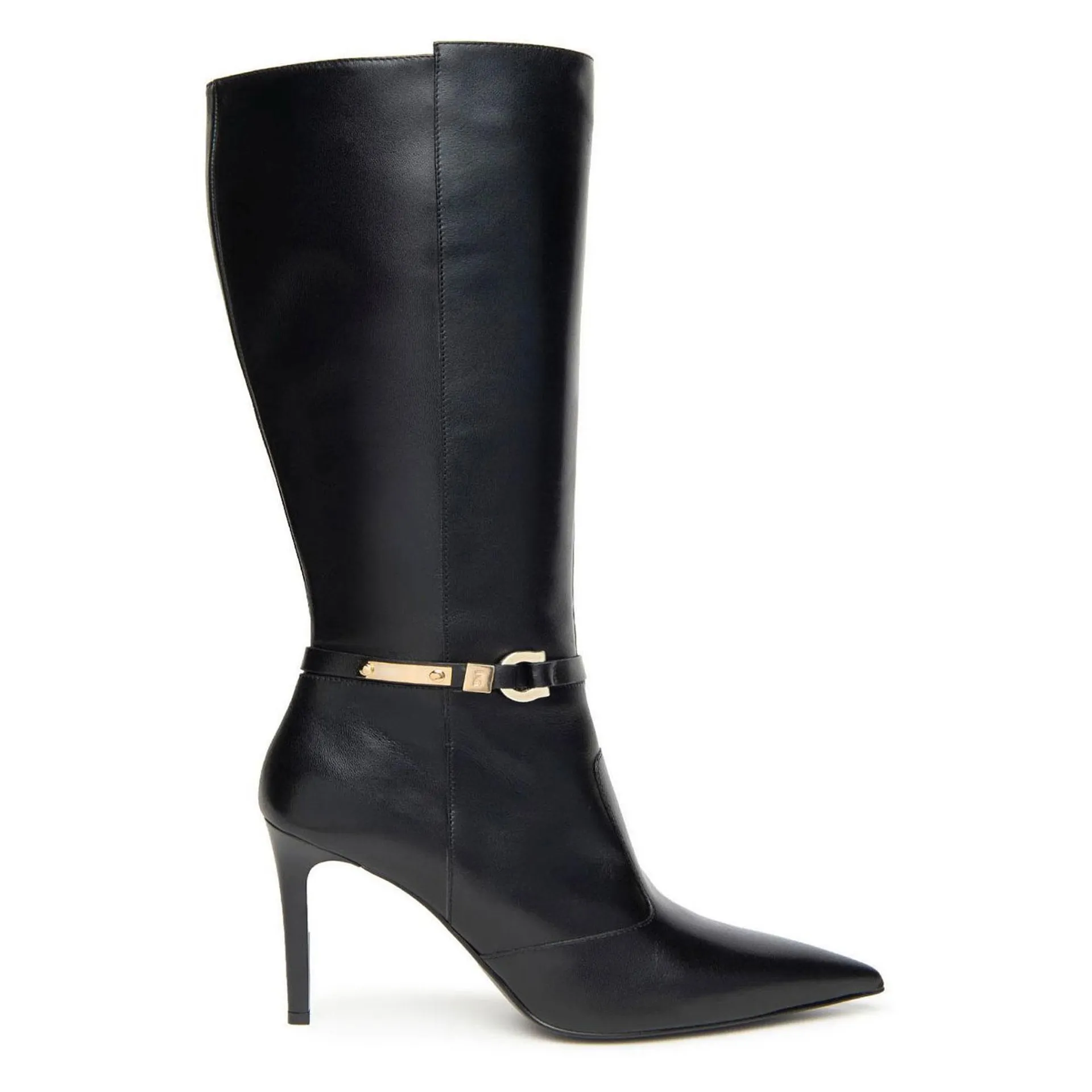 Nappa Leather Knee High Boots