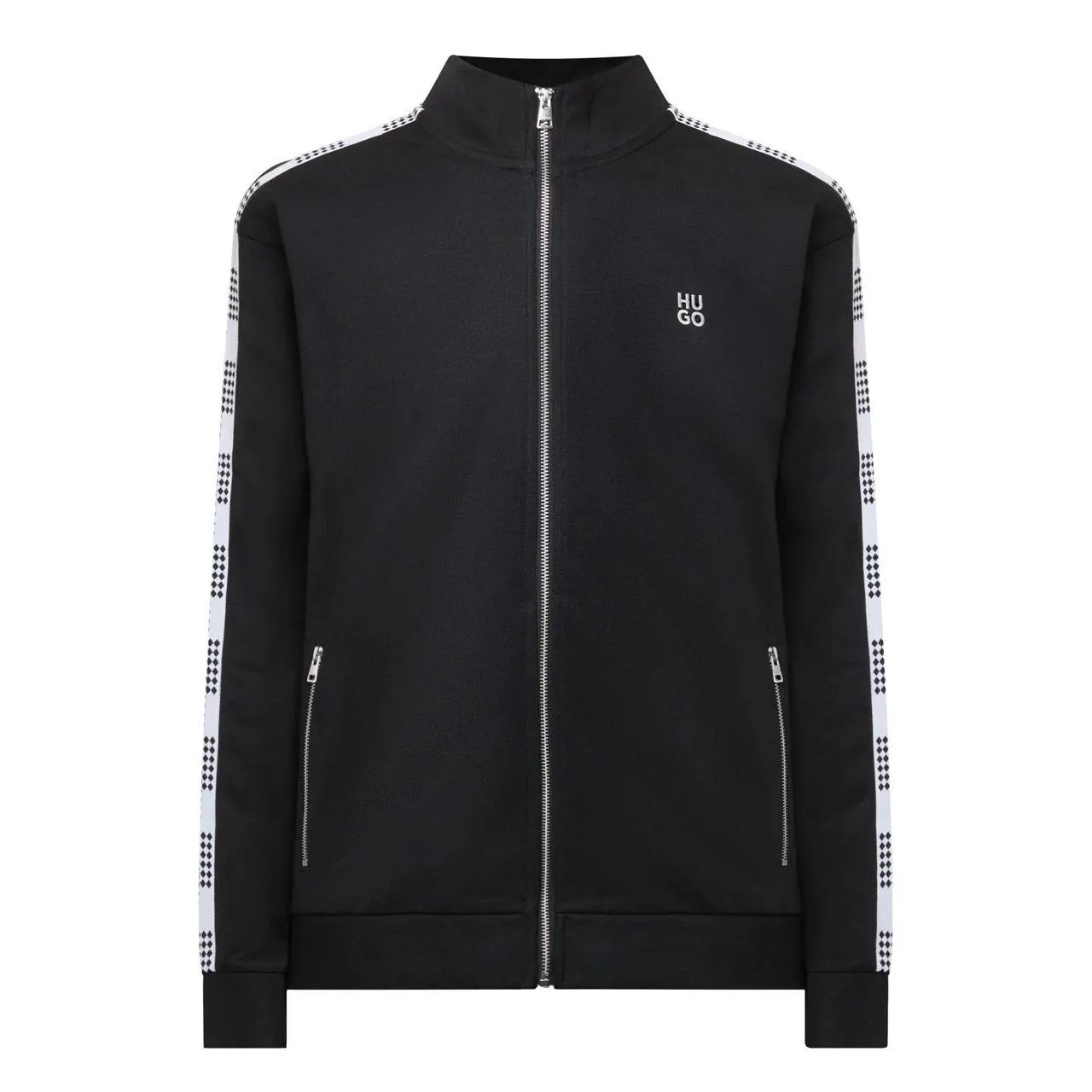 New in HUGO Check Tape Zipped Sweatshirt €160.00