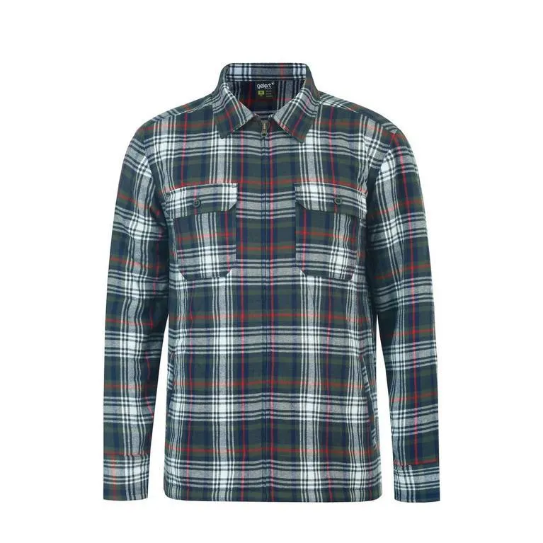 Flannel Check Cotton Long Sleeve Shirt