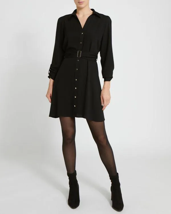 Belted Shirt Dress
