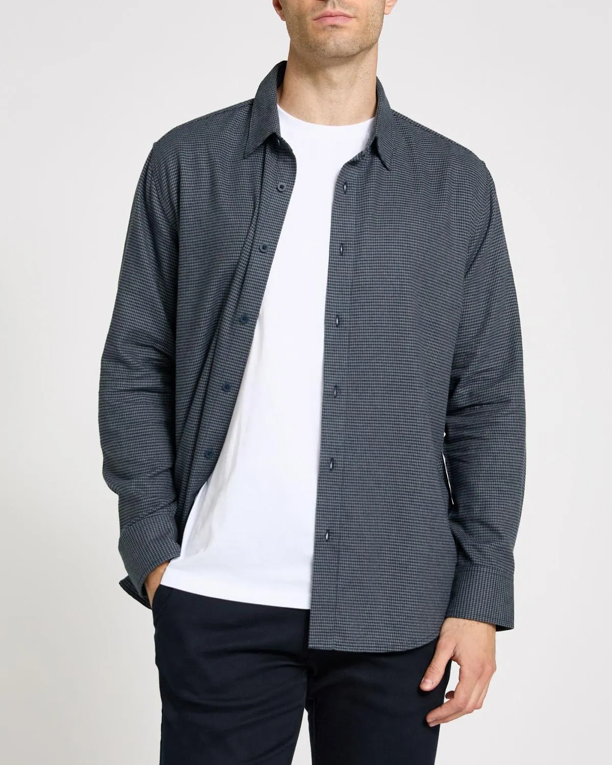 Regular Fit Brushed Check Shirt