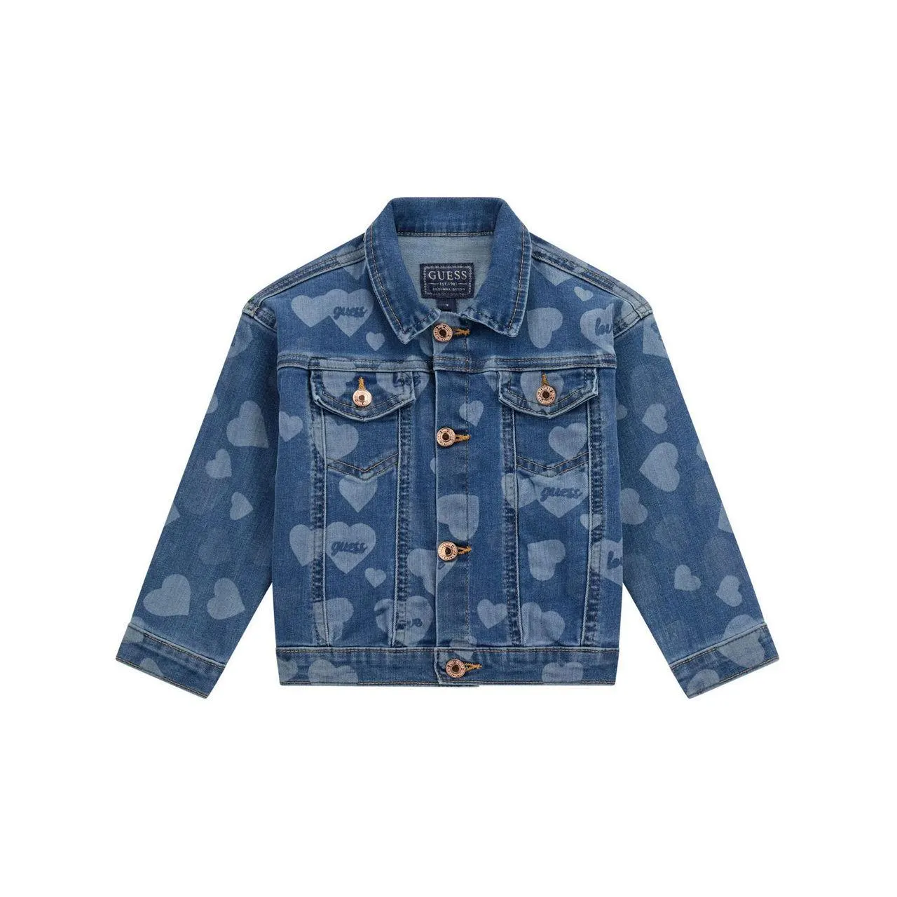 Heart Logo Denim Jacket