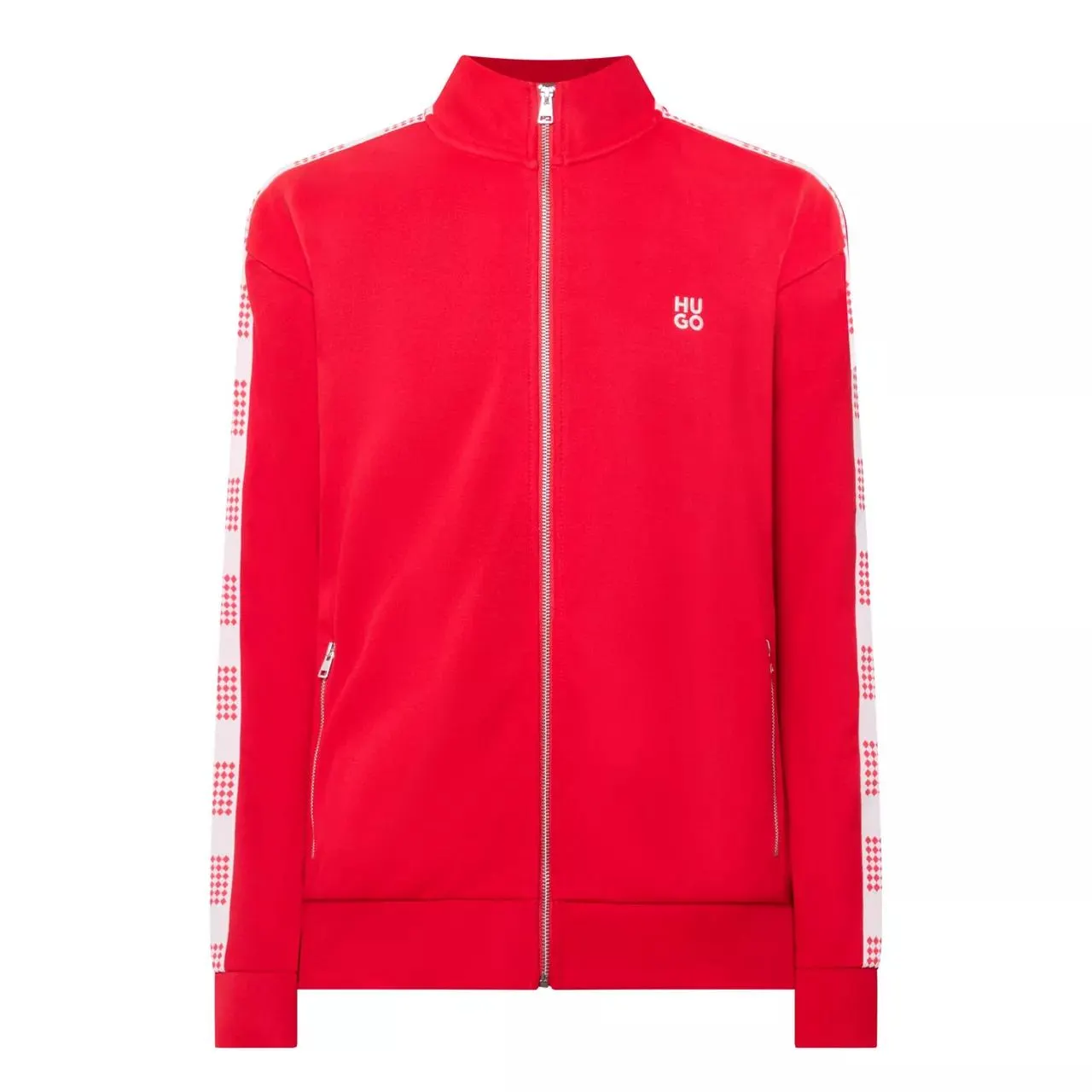 New in HUGO Check Tape Zipped Sweatshirt €160.00