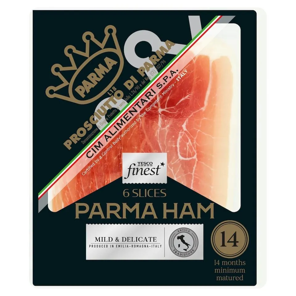 Tesco Finest 14 Month Genuine Parma Ham 78G