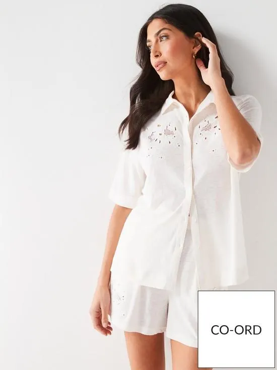 Beach Crochet Insert Co Ord Top