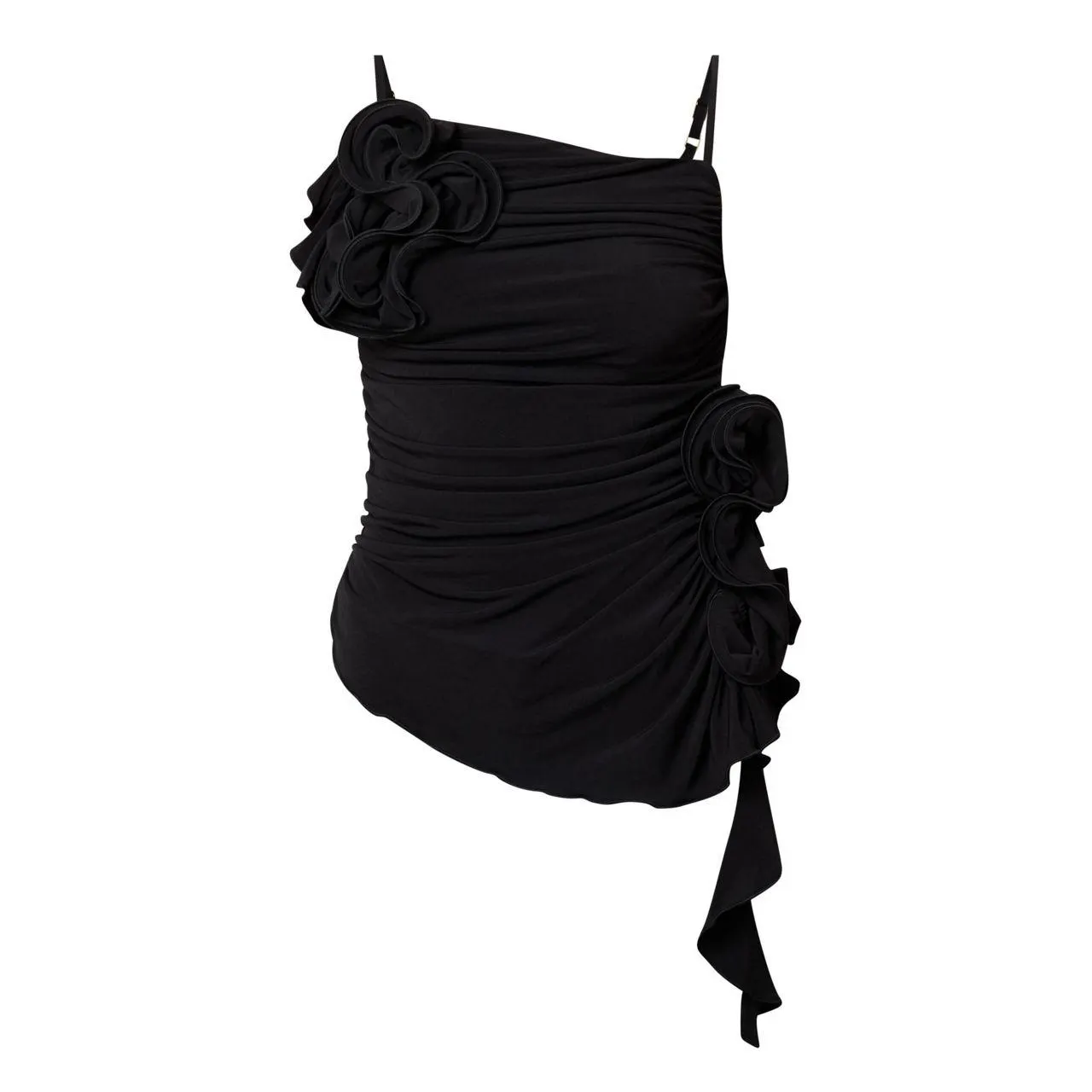 AJE Serene Asymmetric Gathered Top