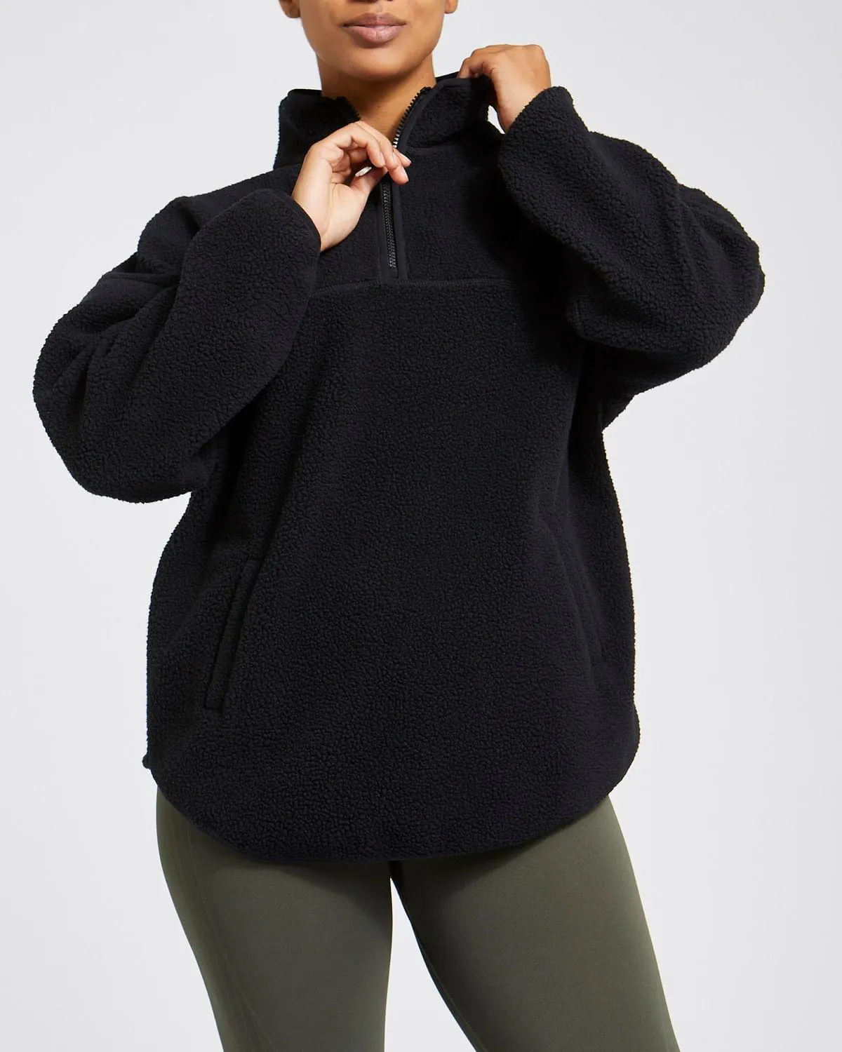 Longline Half Zip Fleece