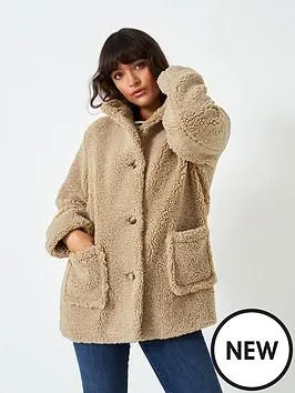 Sherpa Patch Jacket - Brown