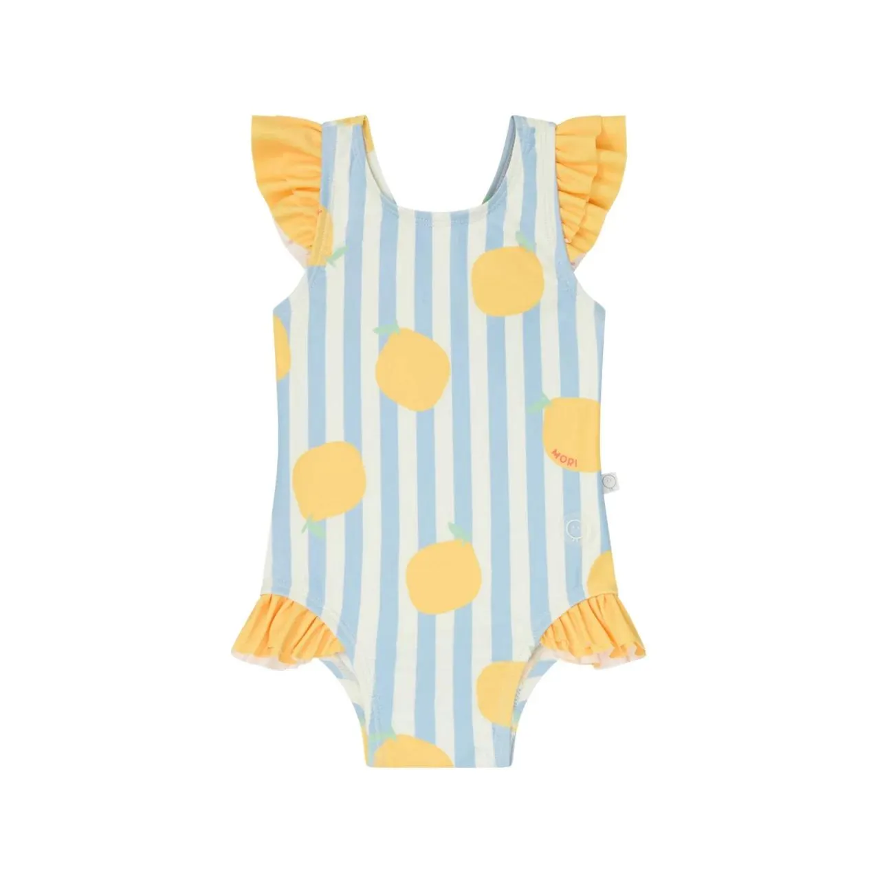 MORI Lemon Print Striped Swim Suit