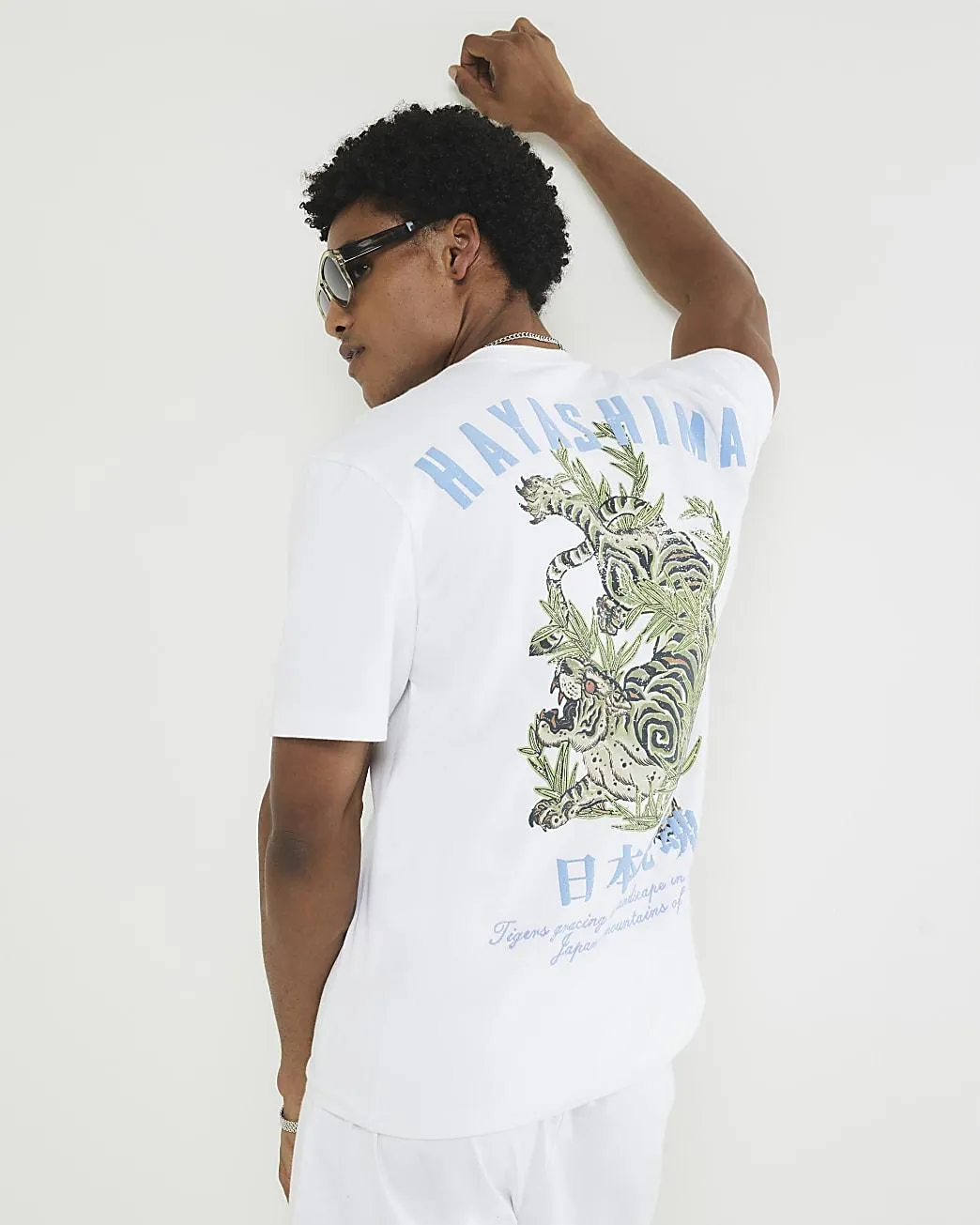 White Regular Fit Hayashima T-Shirt