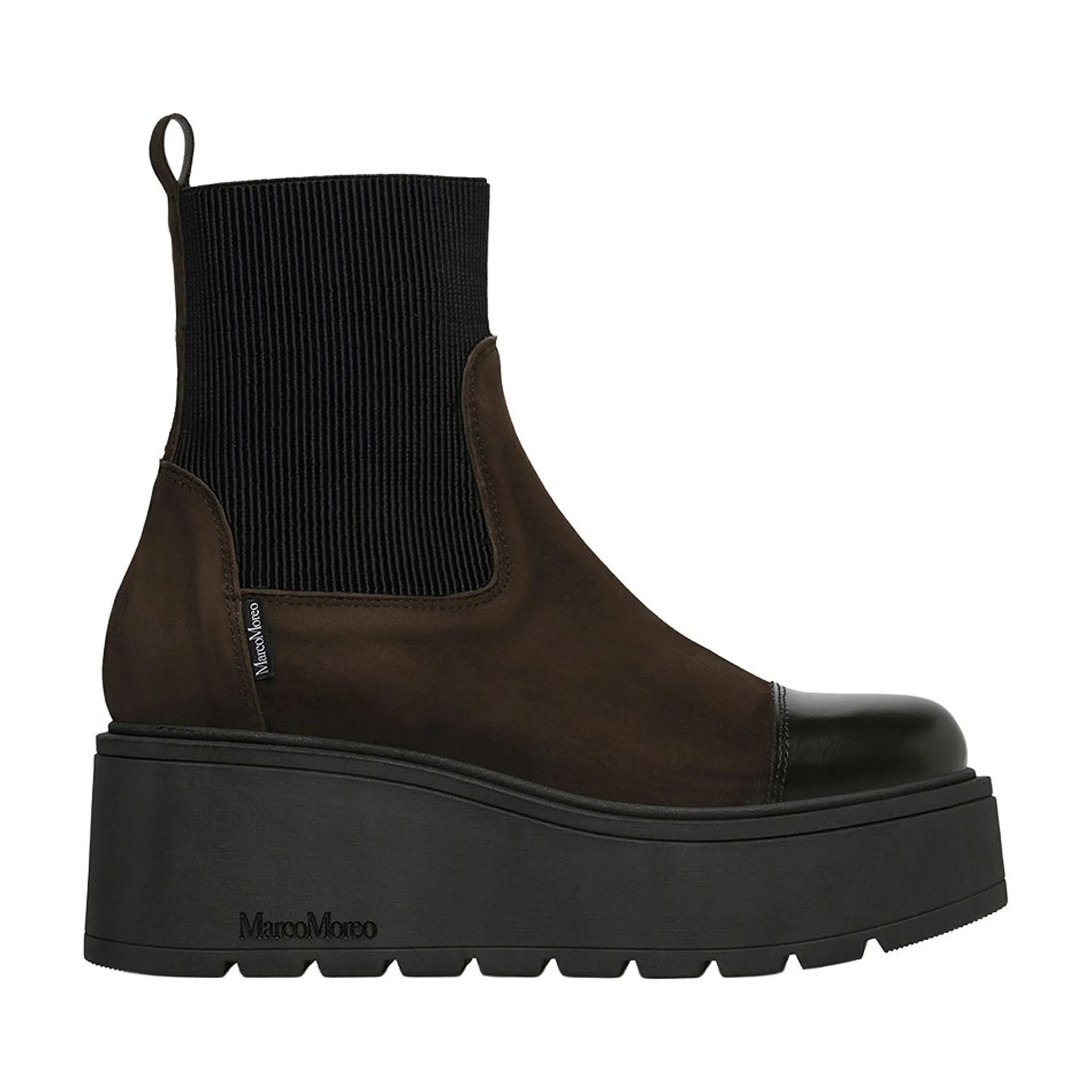 Brenda Suede Platform Ankle Boots