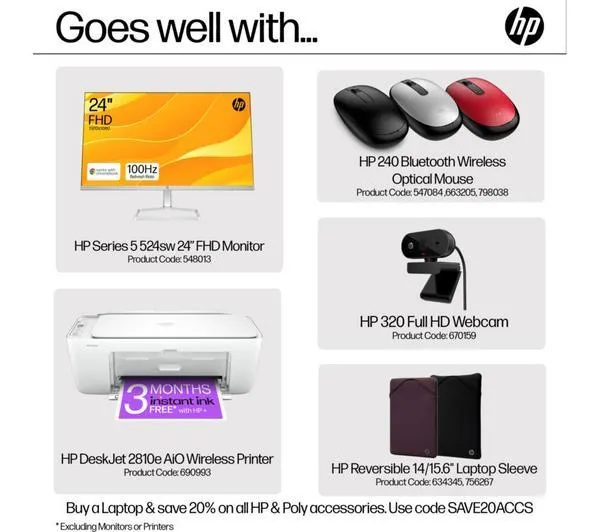 HP 15-fd0554sa 15.6" Laptop - Intel® Core™ i5, 256 GB SSD, Jet Black