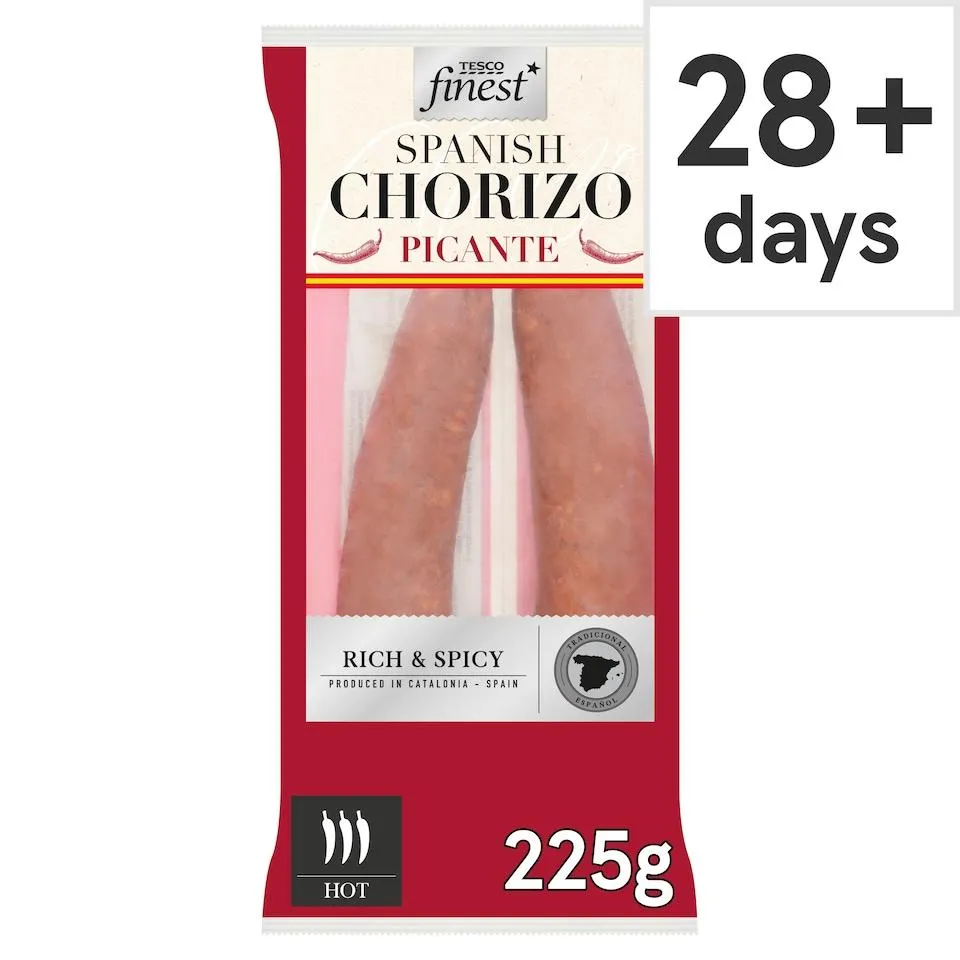 Tesco Finest Spanish Spicy Chorizo Ring 225G