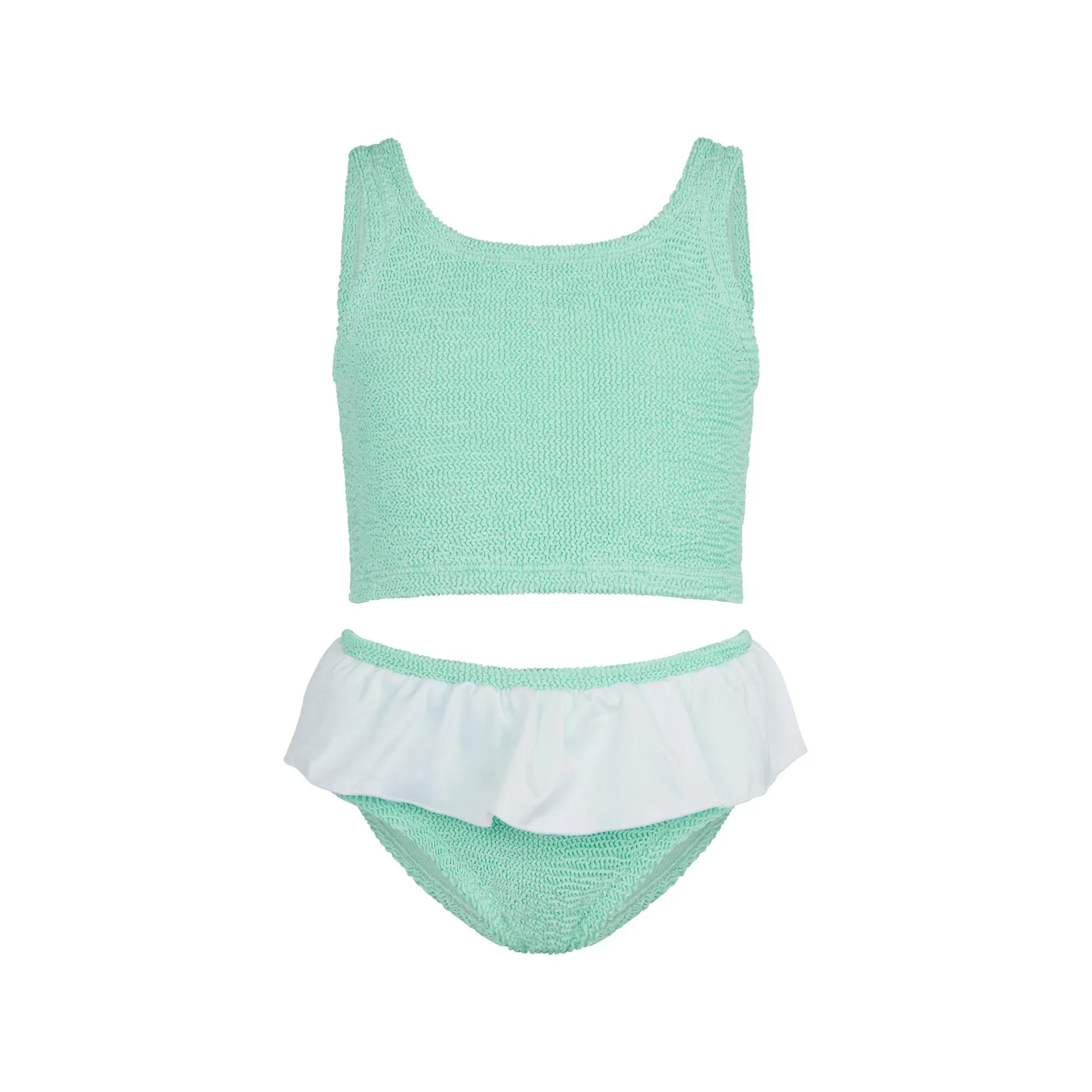 Olive Frill Two-Piece Bikini 7-12 Years