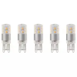 LAP G9 Capsule LED Light Bulb 300lm 2.7W 220-240V 5 Pack