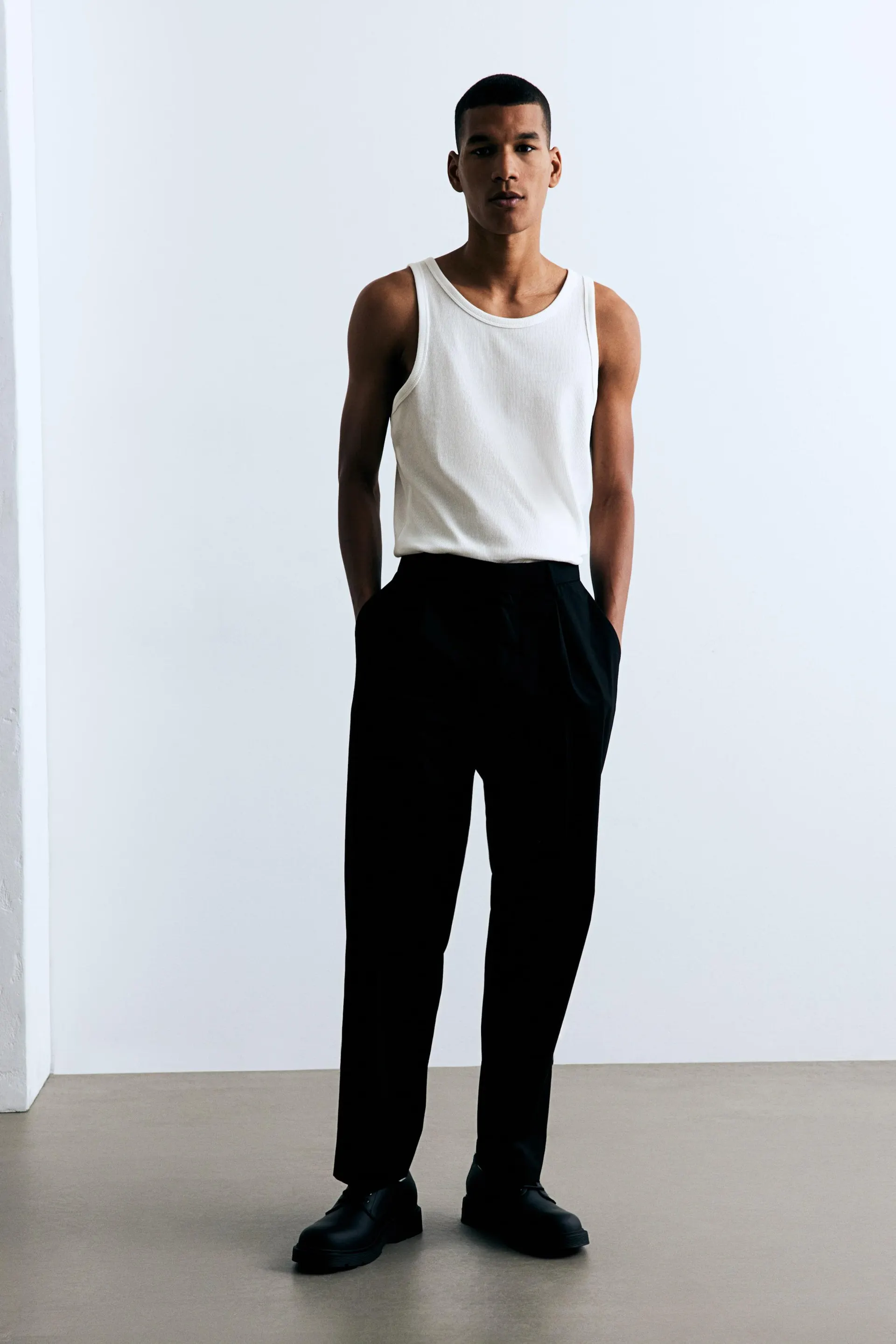 Slim Fit Ribbed vest top