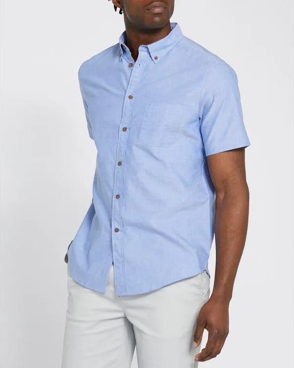 Regular Fit Cotton Oxford Solid Shirt