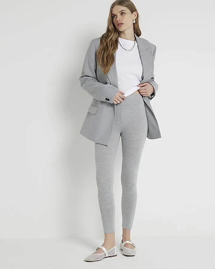 Grey high waisted leggings