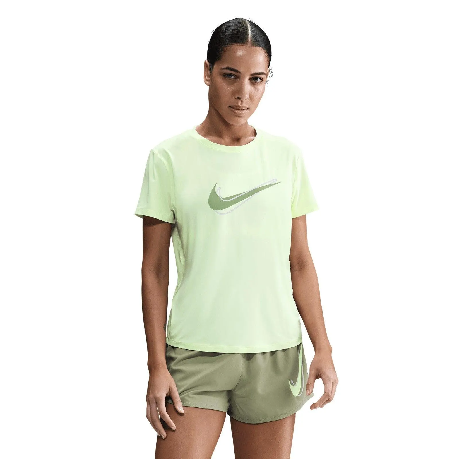 Nike One Swoosh Womens Dri-Fit Short-Sleeve Running Top