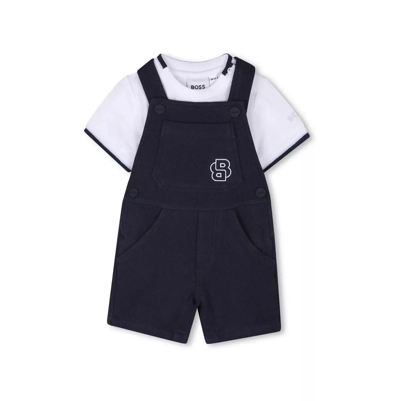 BOSS KIDS Logo Two-Piece Top & Dungarees Set €125.00