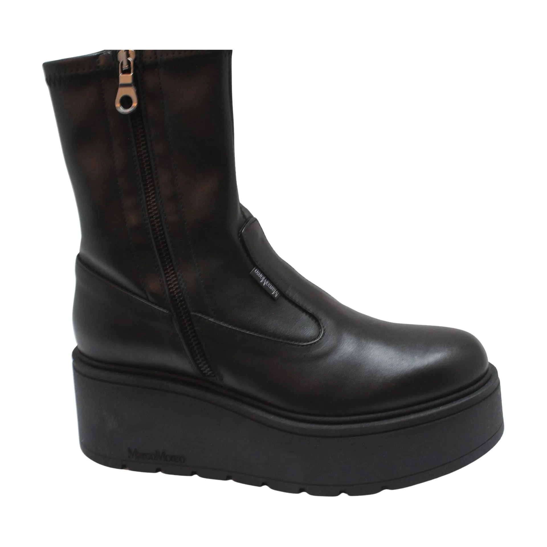 Jessie Leather Biker Boots