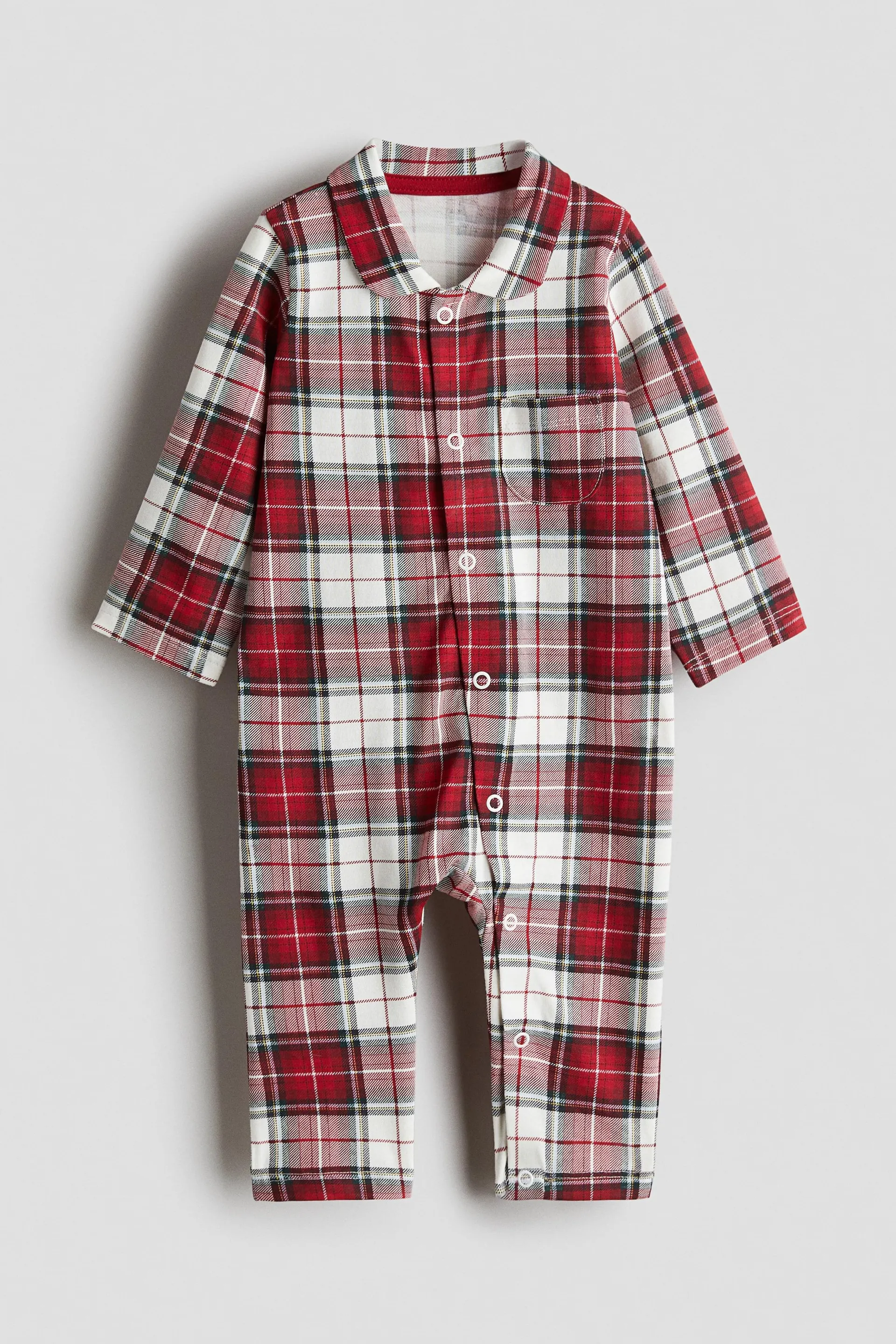 Collared sleepsuit