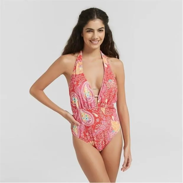 Plunge Swimsuit Womens