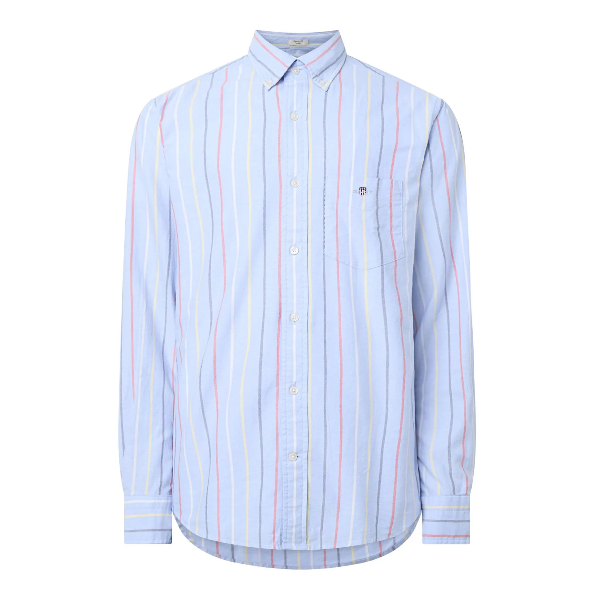 Shield Logo Striped Shirt