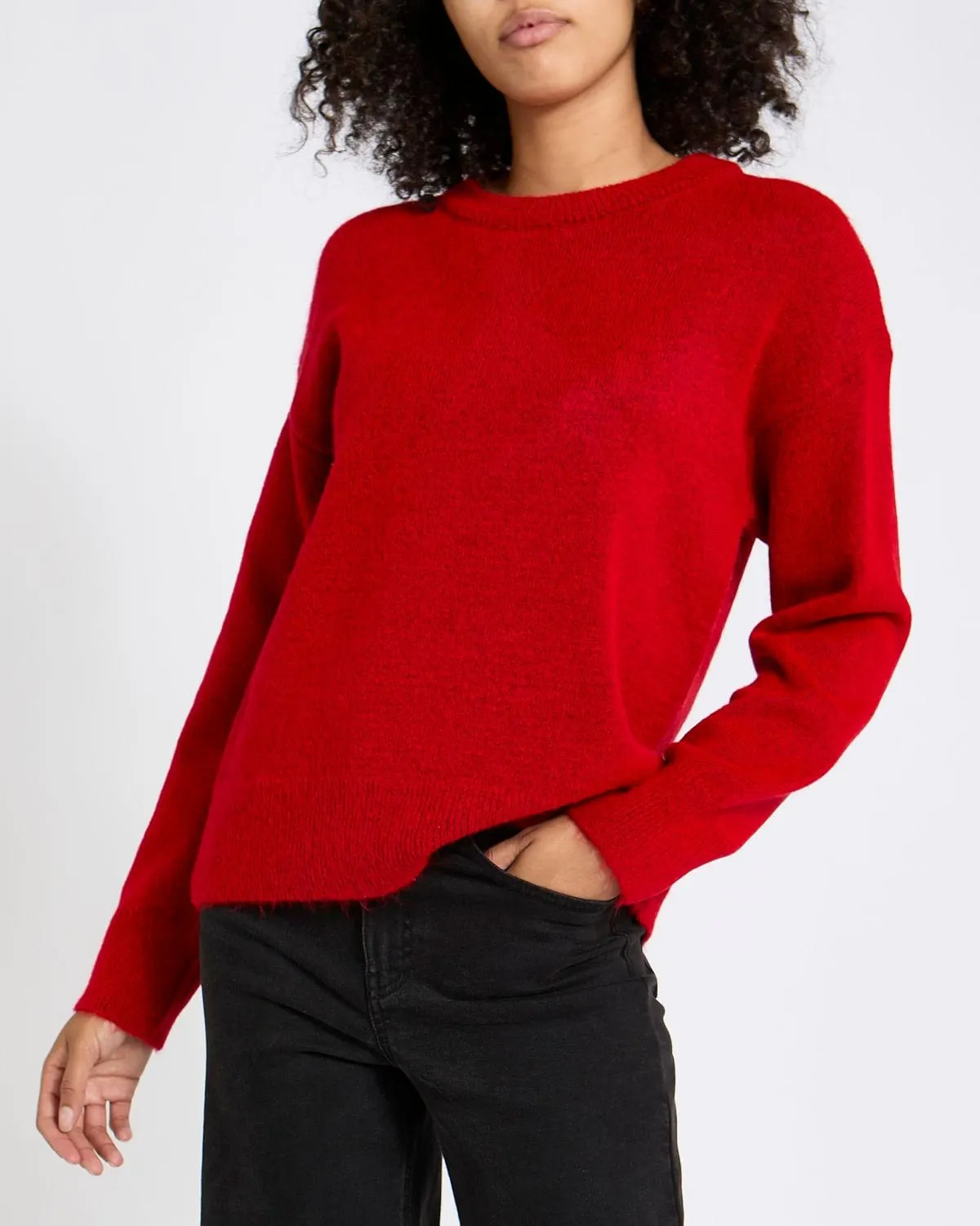 Relaxed Crew Neck Jumper