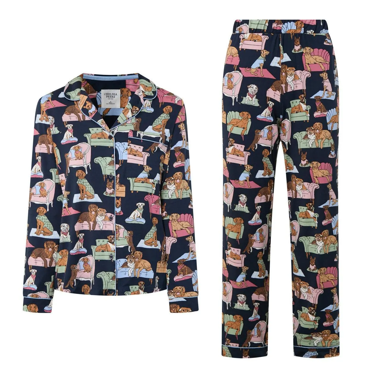 Classic Dog Print Pyjama Set