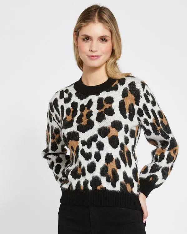 Savida Hazel Animal Print Jumper