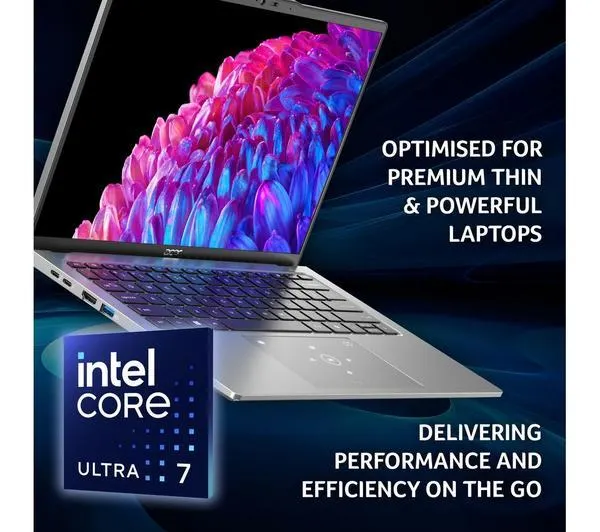ACER Swift Go 14" Laptop - Intel® Core™ Ultra 7, 1 TB SSD, Silver