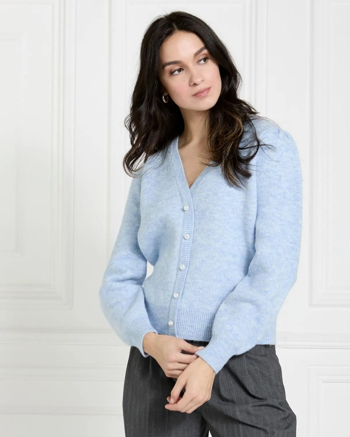 Gallery Ada Pearl Button Cardigan