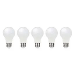 LAP ES A60 LED Light Bulb 806lm 7.3W 5 Pack