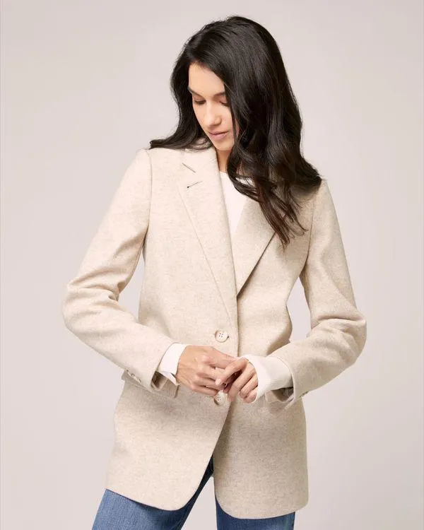 Tailored Single Breasted Blazer Coat