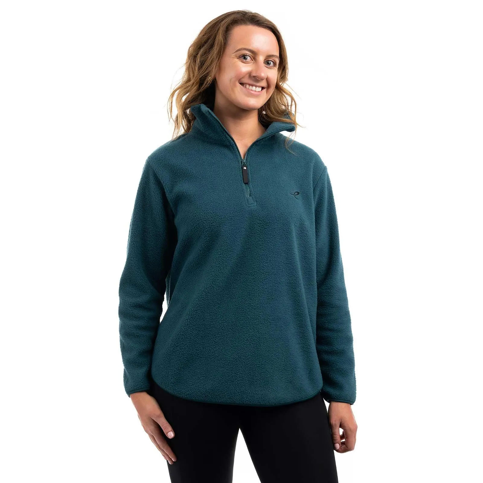 Energetics Amelia Womens Half-Zip Full-Length Fleece Top
