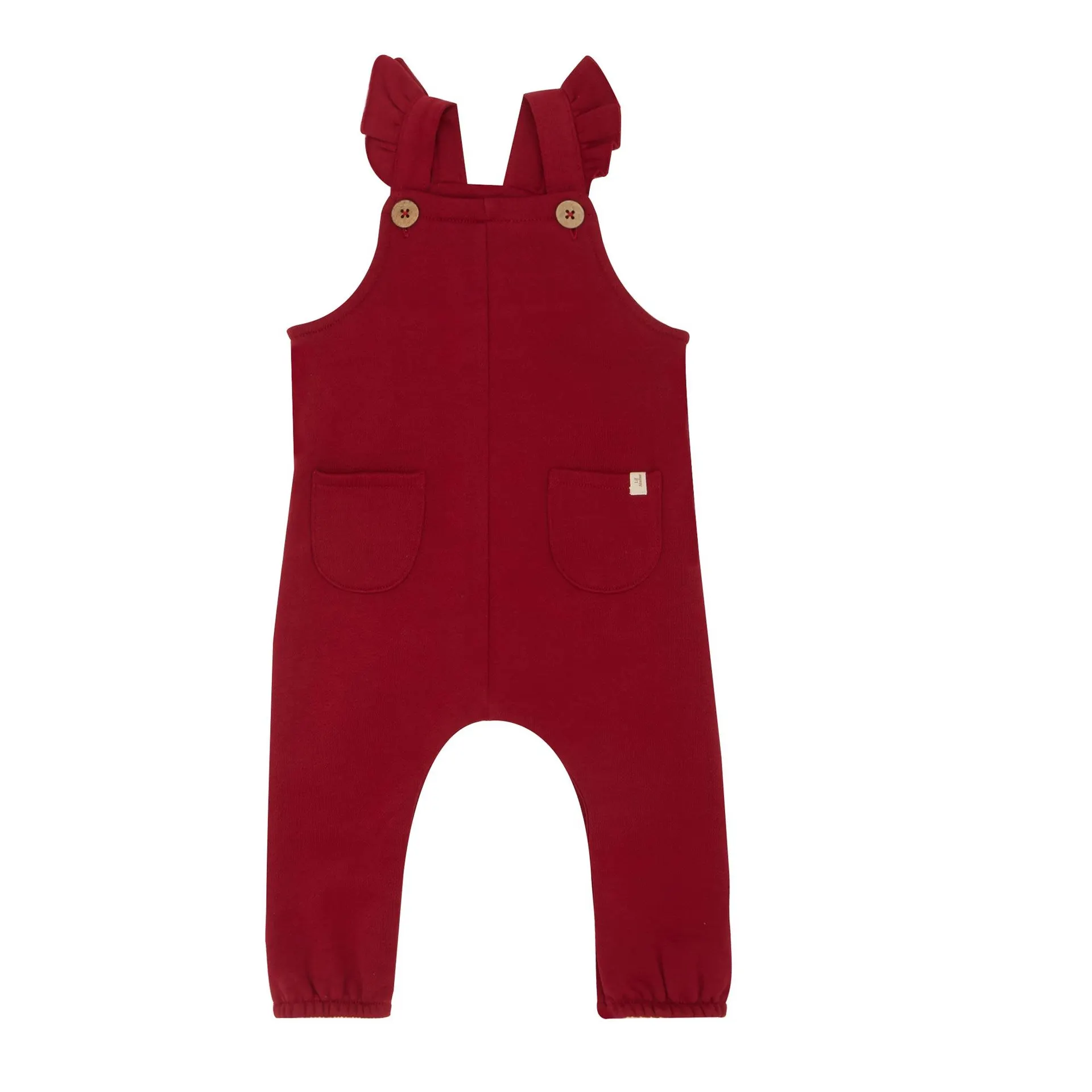 Frill Button Dungarees