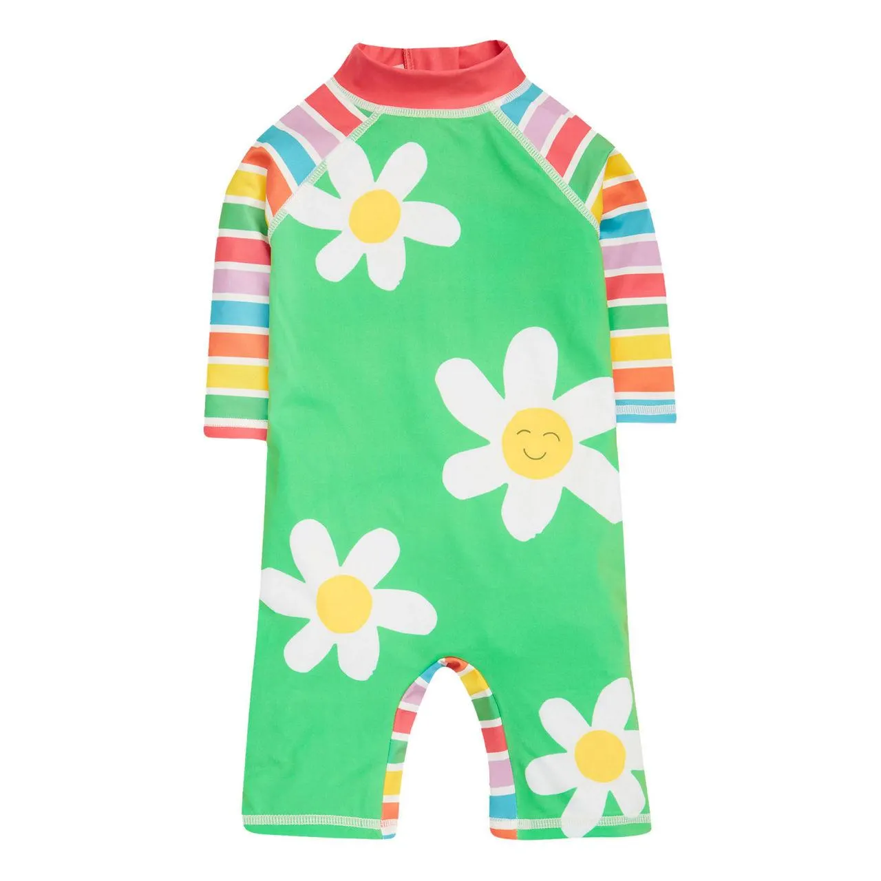 Little Sun Floral Striped Safe Suit